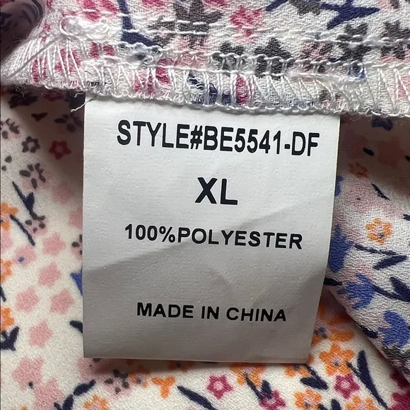 Papermoon Floral Halter Neck Tank Top Size XL Flowy & Summer Ready Boho - Picture 9 of 11